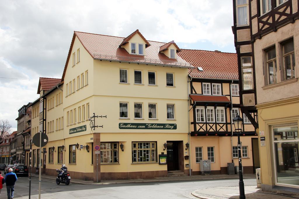 Hotel Garni Zum Goldenen Ring Quedlinburg Eksteriør billede